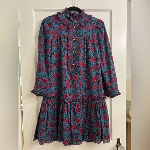 Marc by Marc Jacobs floral drop waist dress size 2